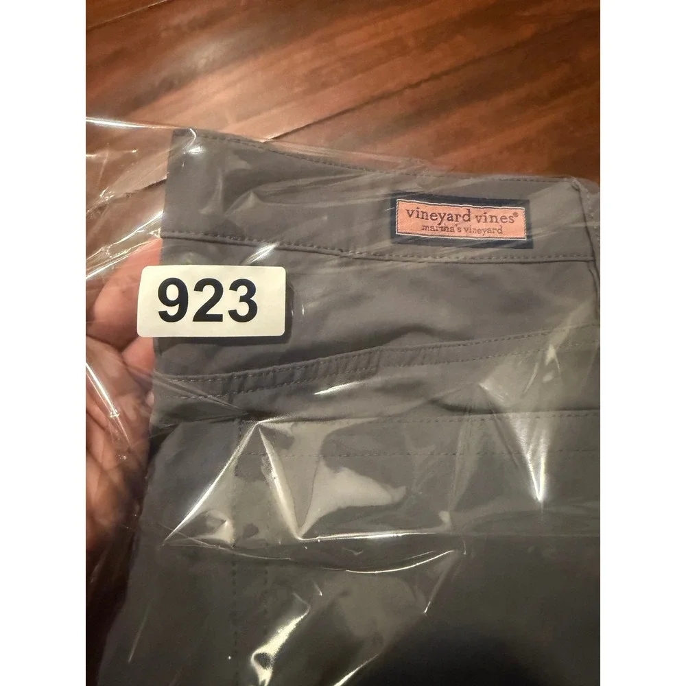 Vineyard Vines Mens On The Go Pant Grey Slim Fit Performance Chino 30x32